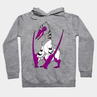 Quetzalcoatlus: Asexual Hoodie